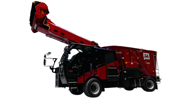 Mélangeuse de fourrage automotrice