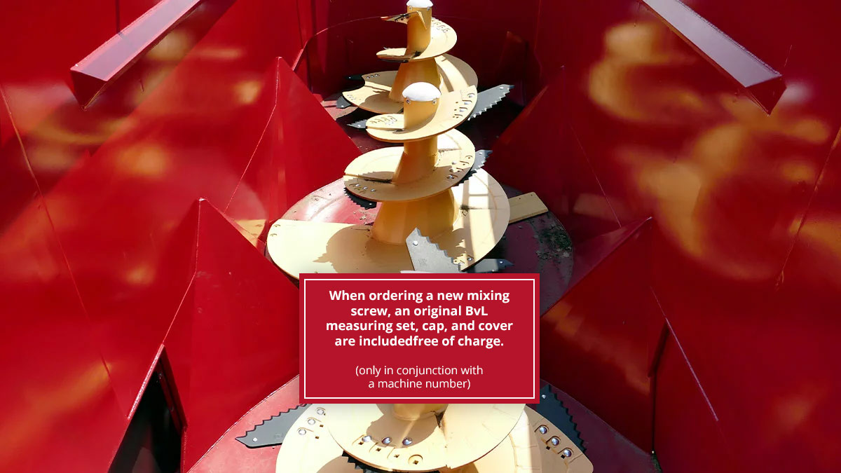 The right mixing auger