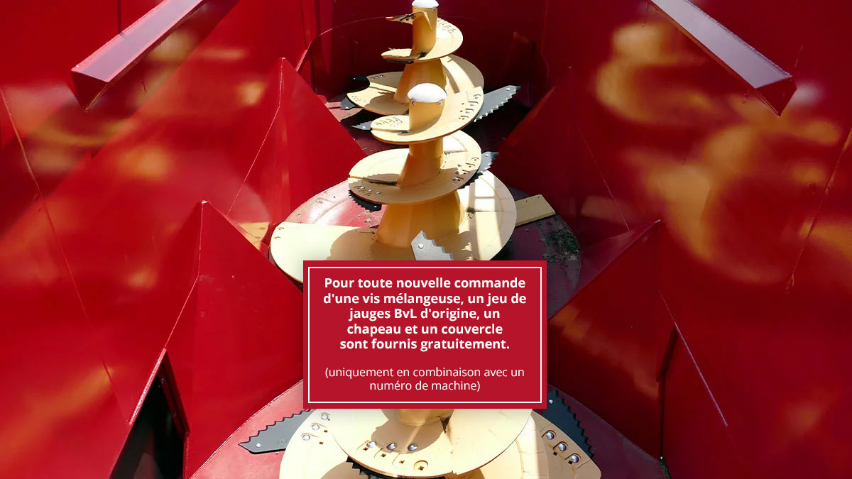 La bonne vis de mélange